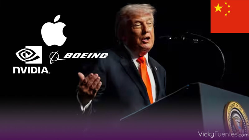 Donald Trump llevará a CEO de Apple, Nvidia y Boeing en visita a China