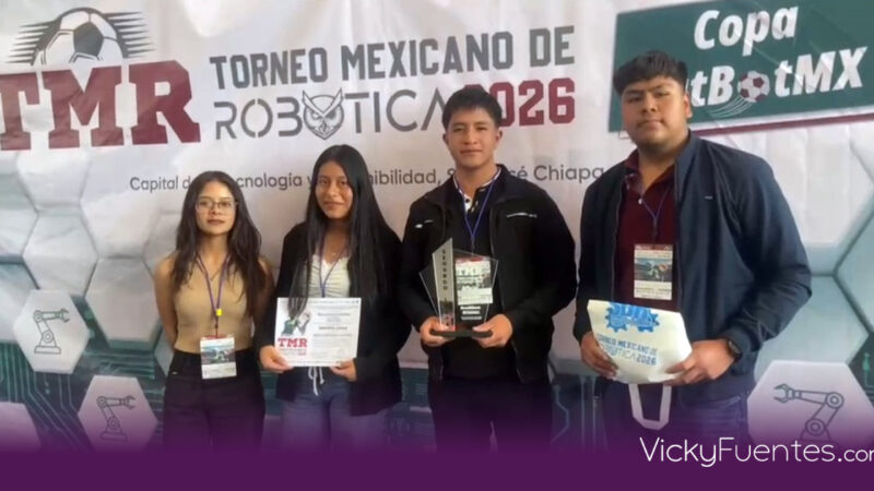 Estudiantes de la BUAP logran segundo lugar nacional con robot autónomo para limpiar sargazo
