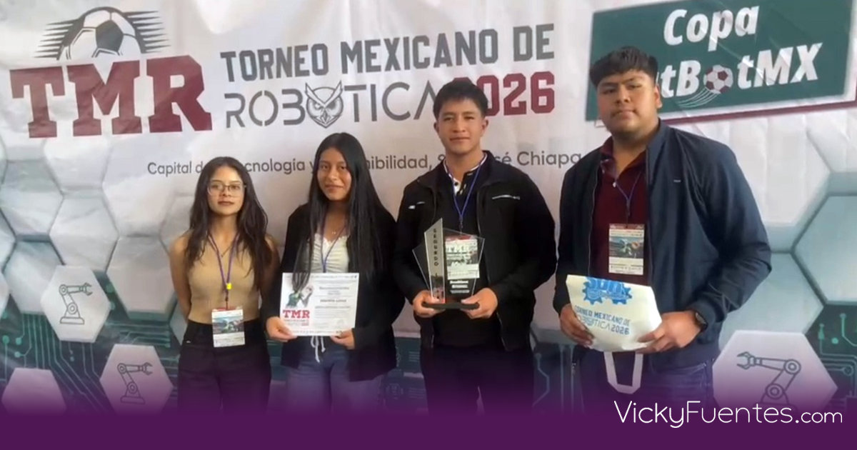 Estudiantes de la BUAP logran segundo lugar nacional con robot autónomo para limpiar sargazo