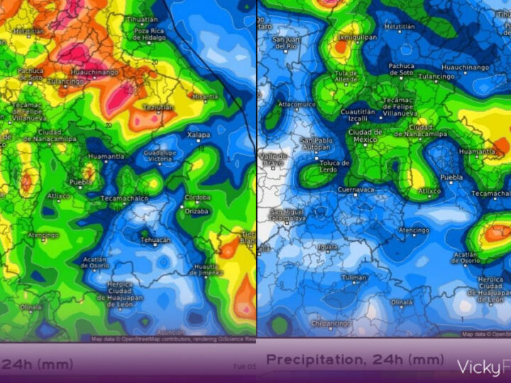 Frente Frío 50 provoca alerta por lluvias intensas en Puebla