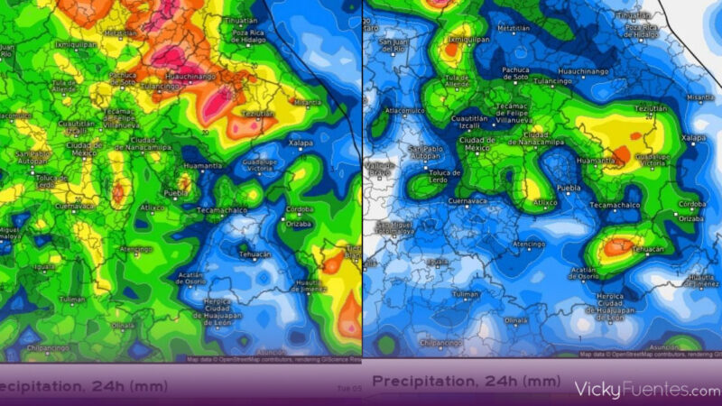 Frente Frío 50 provoca alerta por lluvias intensas en Puebla