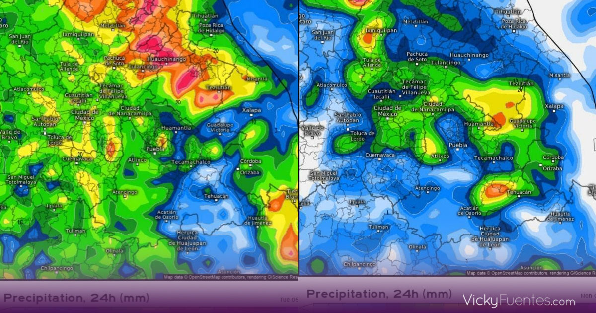 Frente Frío 50 provoca alerta por lluvias intensas en Puebla