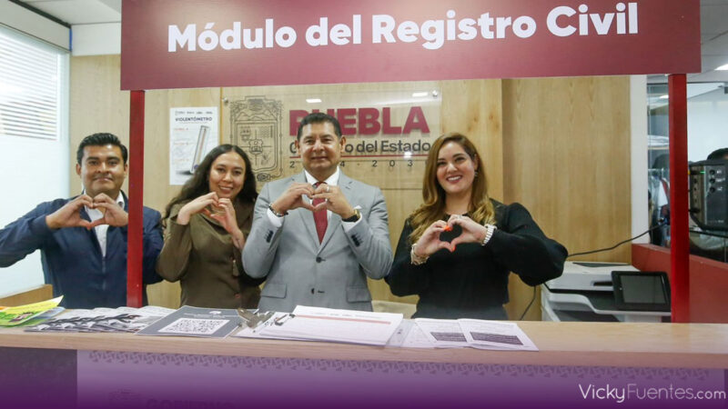 Gobierno de Puebla abre módulo del Registro Civil en CDMX