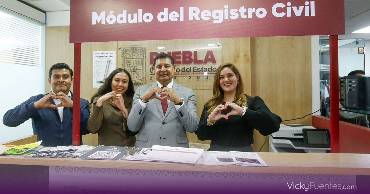 Gobierno de Puebla abre módulo del Registro Civil en CDMX