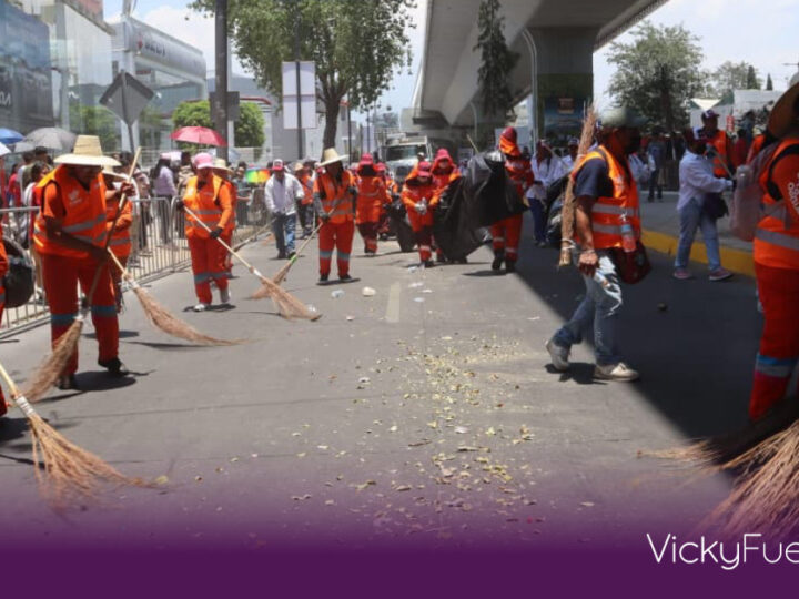 Gobierno de Puebla prepara operativo de limpieza para el desfile del 5 de mayo