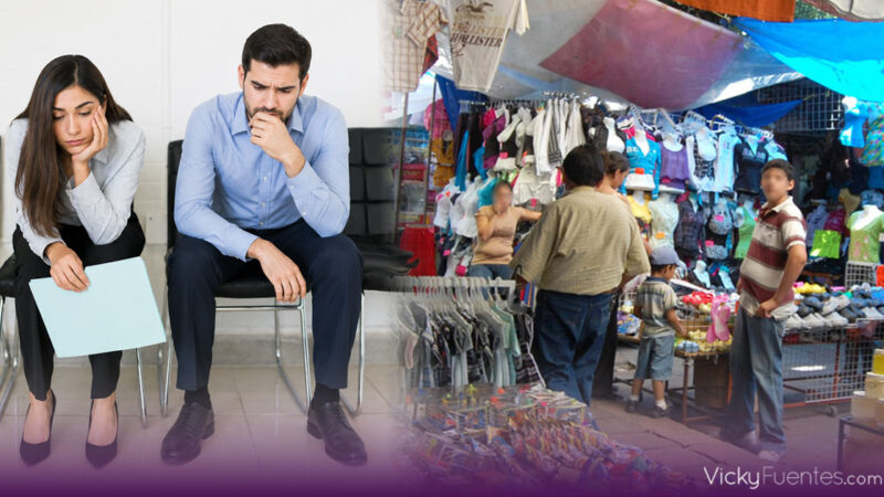 Informalidad laboral en México supera 55% pese a baja tasa de desempleo