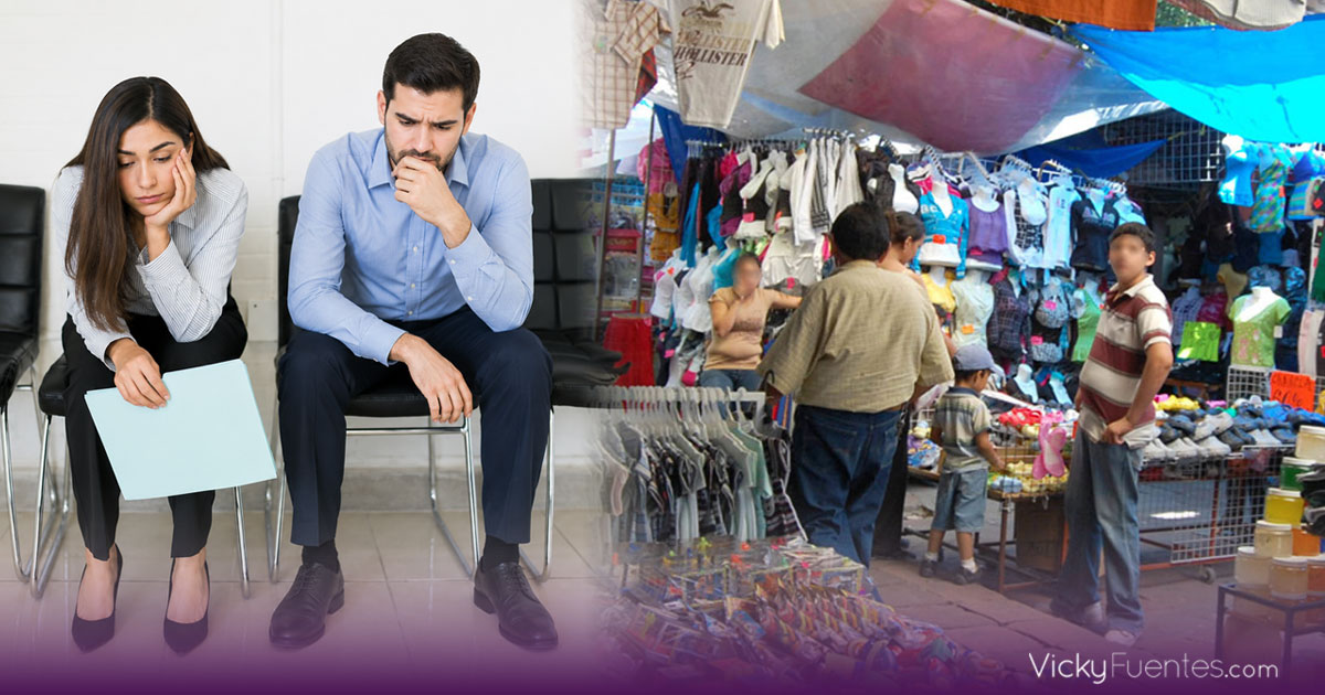 Informalidad laboral en México supera 55% pese a baja tasa de desempleo