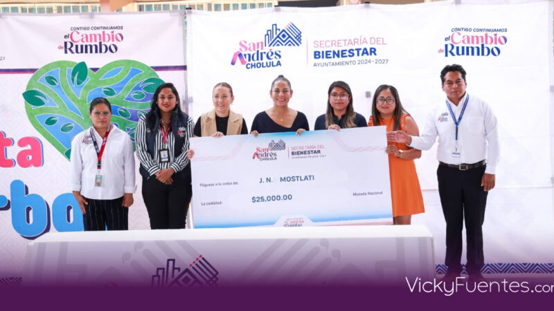 Lupita Cuautle impulsa la educación y el medio ambiente en San Andrés Cholula