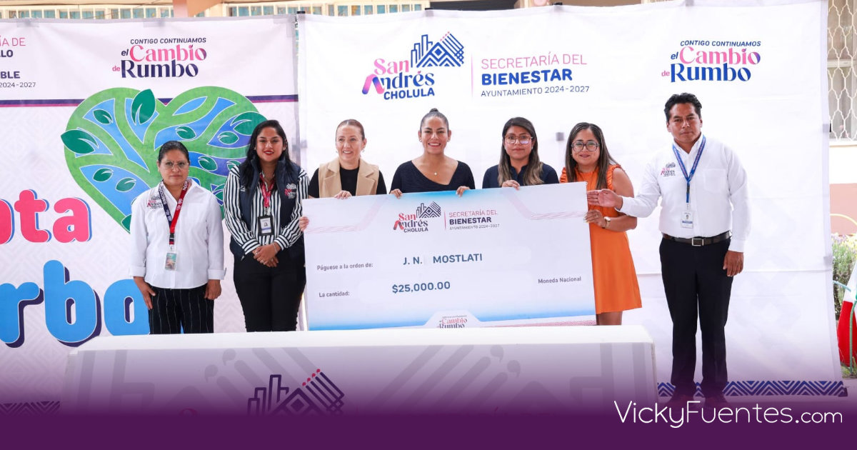 Lupita Cuautle impulsa la educación y el medio ambiente en San Andrés Cholula