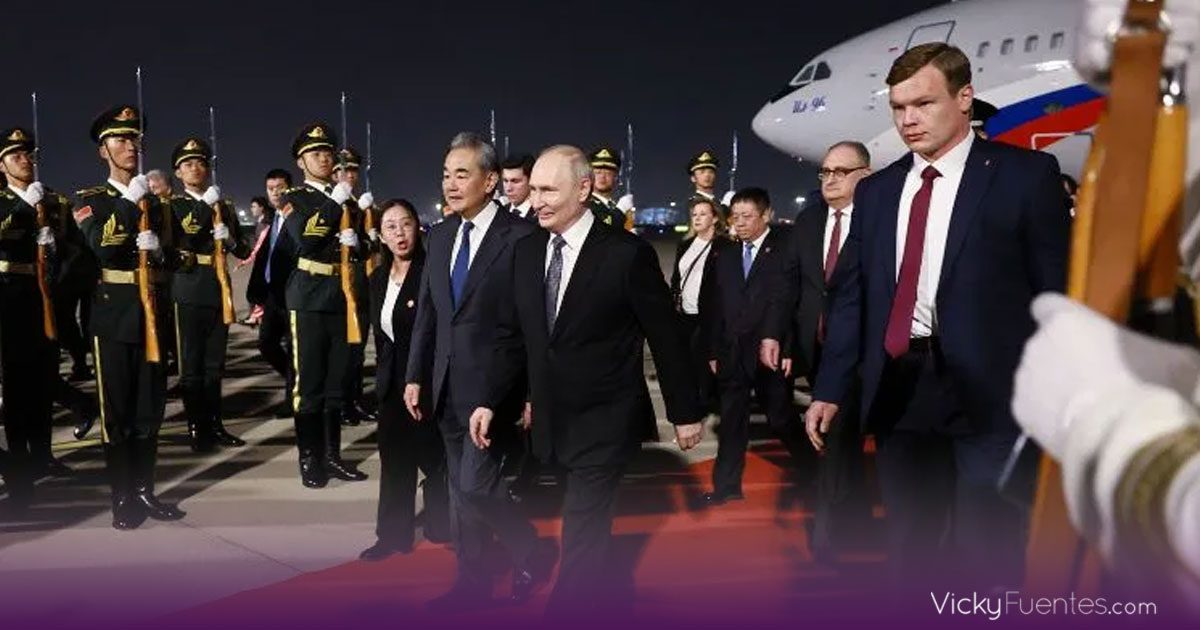 Vladímir Putin llega a China para reunirse con Xi Jinping tras visita de Donald Trump