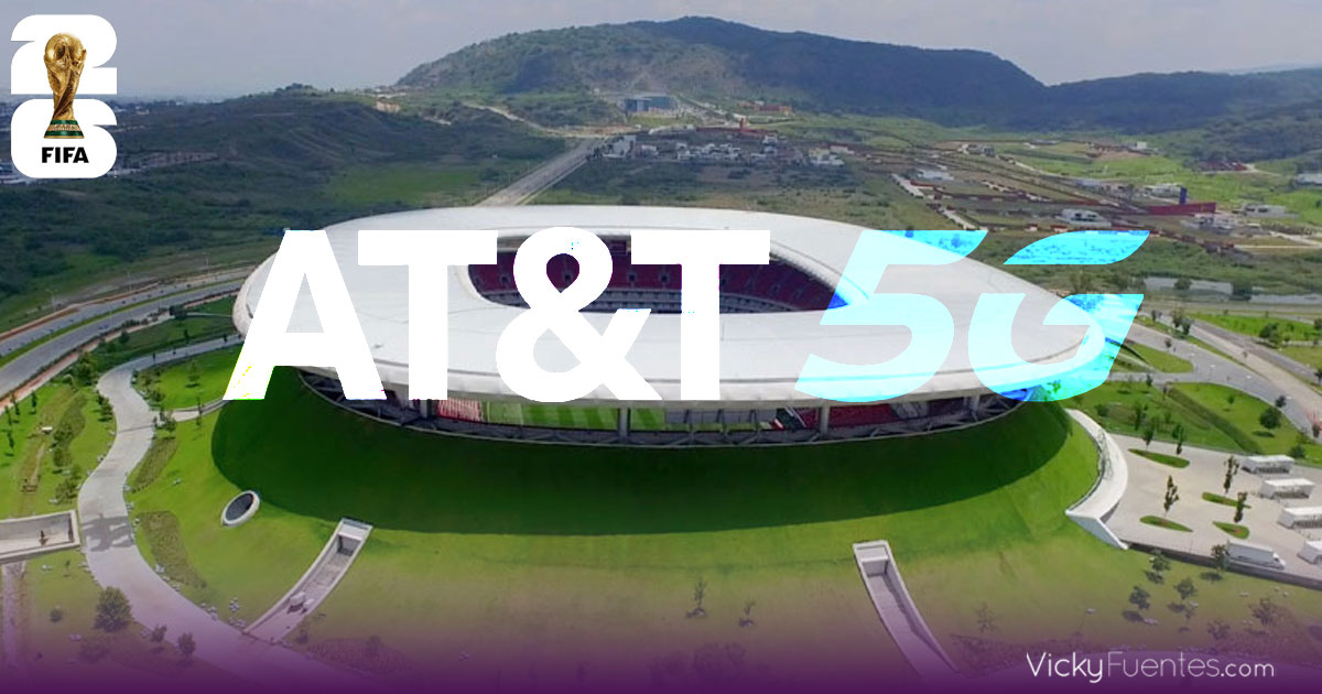 AT&T enciende red 5G con banda de 3.5 GHz en el Estadio Akron para el Mundial
