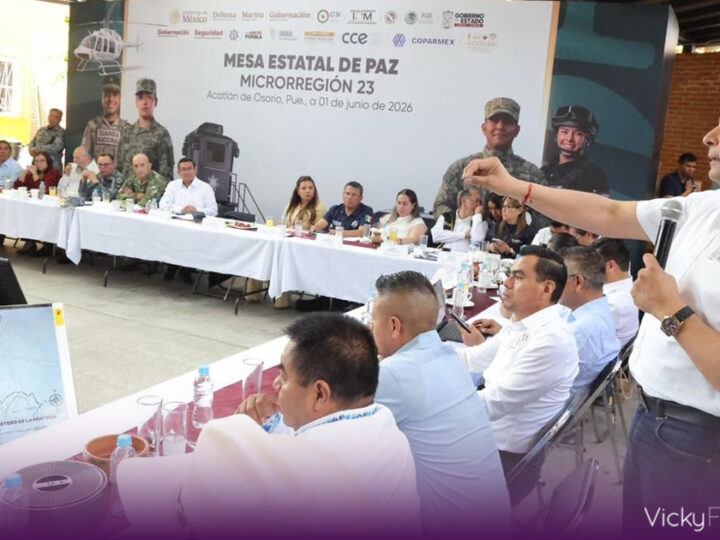 Alejandro Armenta lleva la Mesa Estatal de Paz a la Mixteca y refuerza el trabajo territorial