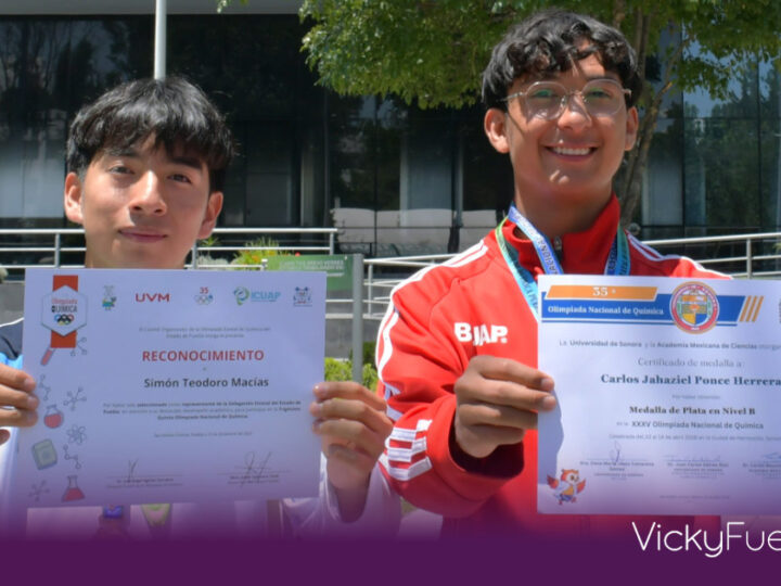 Estudiantes de la BUAP conquistan medallas de plata en la Olimpiada Nacional de Química