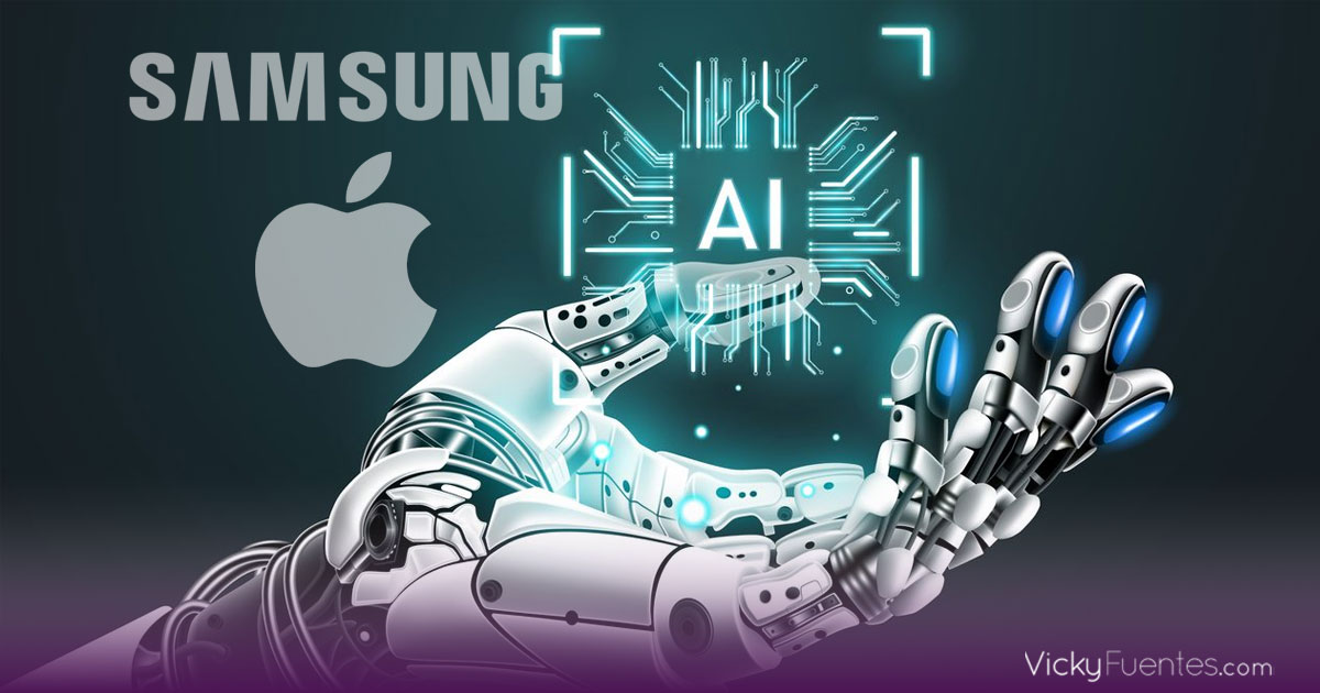 Apple y Samsung encabezan la expansión de los teléfonos con inteligencia artificial generativa