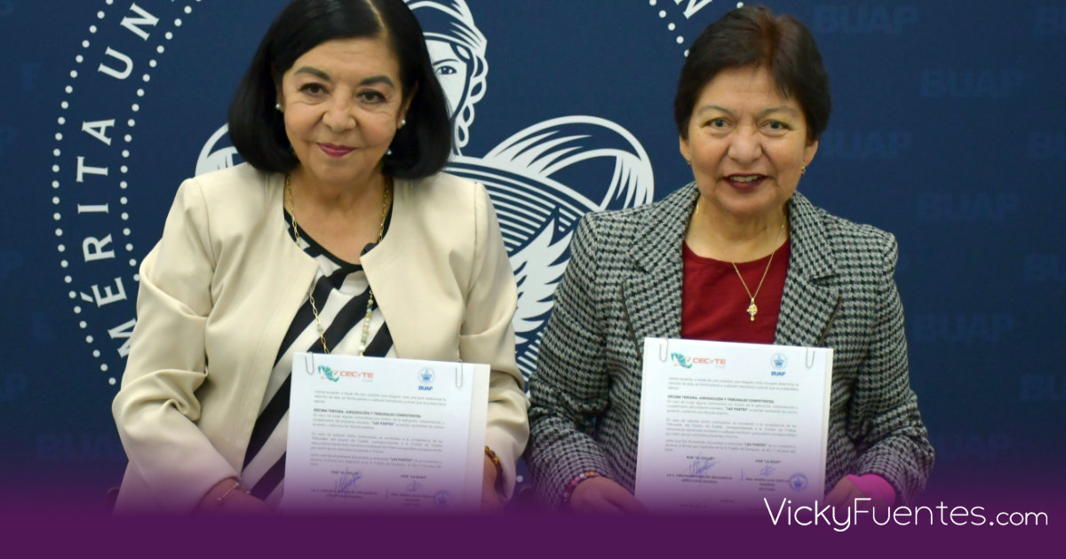 BAUP y Cecyte Puebla firman convenio para el desarrollo tecnológico de los jóvenes