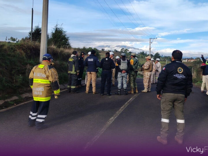 Evacúan a habitantes por fuga de gas LP en San Matías Tlalancaleca