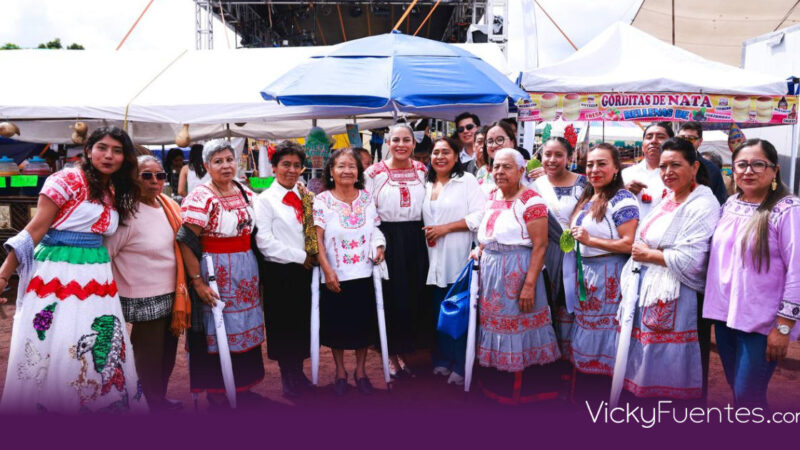 Lupita Cuautle inaugura la Feria del Nopal 2026 en Tlaxcalancingo para impulsar la economía de San Andrés Cholula