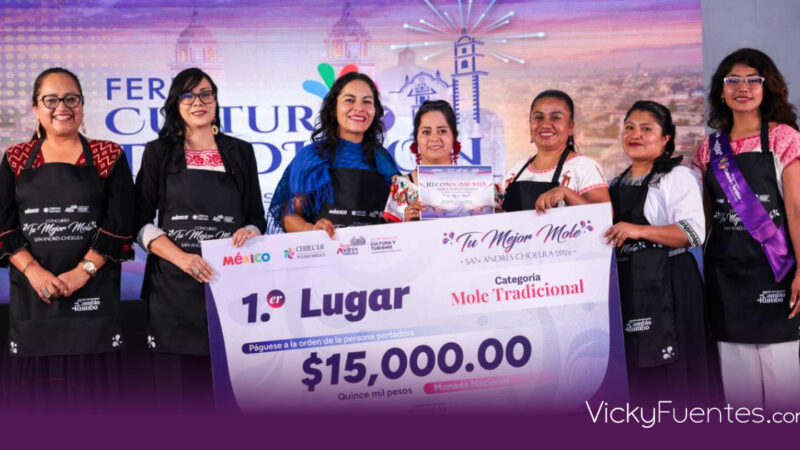 Conoce a las ganadoras del concurso Tu mejor mole 2026 en San Andrés Cholula