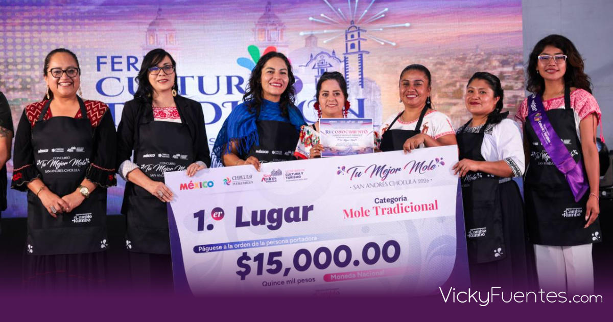 Conoce a las ganadoras del concurso Tu mejor mole 2026 en San Andrés Cholula
