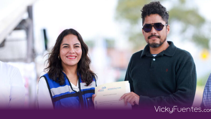Lupita Cuautle arranca obra de ampliación eléctrica en San Andrés Cholula