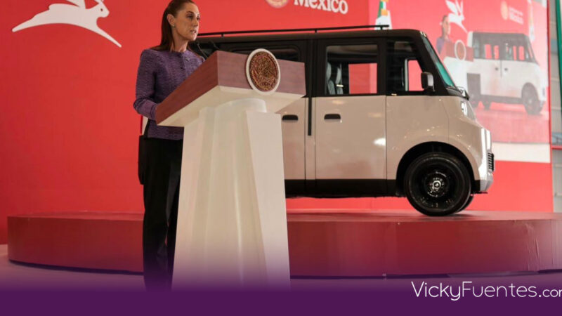 Claudia Sheinbaum presenta el Olinia 1: el primer vehículo eléctrico mexicano de bajo costo