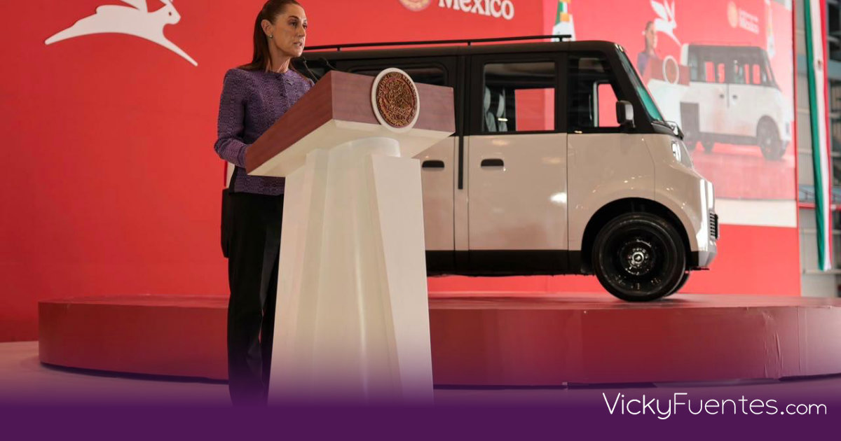 Claudia Sheinbaum presenta el Olinia 1: el primer vehículo eléctrico mexicano de bajo costo