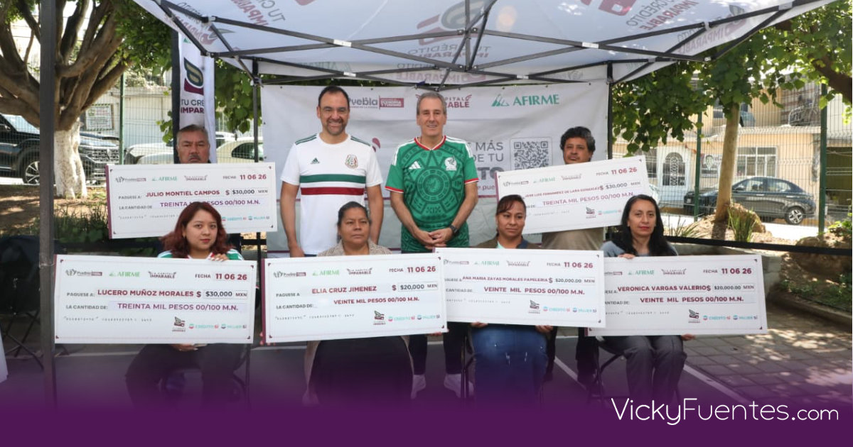 Pepe Chedraui entrega cheques de Tu Crédito Imparable para impulsar a MIPYMES en San Jerónimo Caleras