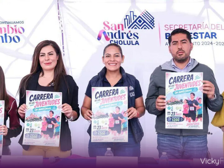 San Andrés Cholula organiza carrera de hasta 2 mil participantes para impulsar activación juvenil en el Mes de las Juventudes