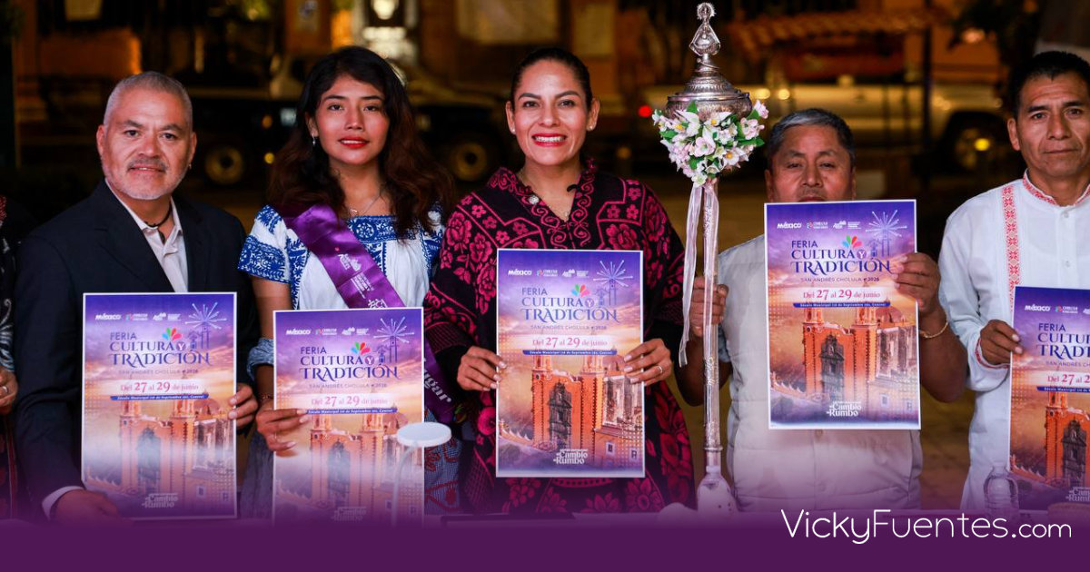 San Andrés Cholula presenta la Feria de Cultura y Tradición 2026