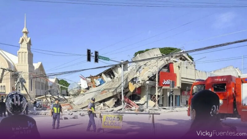 Terremoto de 7.8 sacude Filipinas: 14 muertos, siete desaparecidos y daños en miles de escuelas