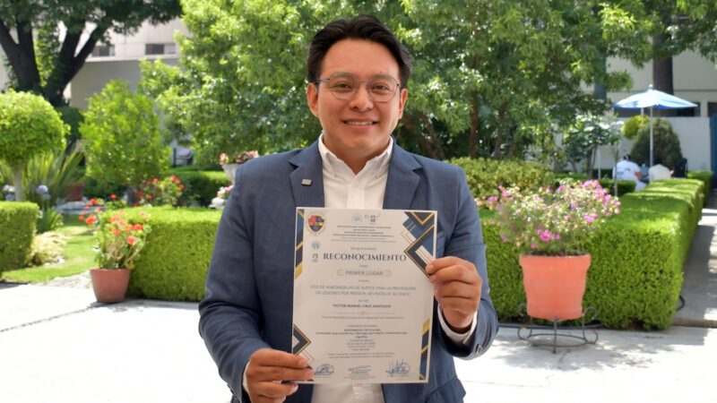 Estudiante de la BUAP gana premio nacional por investigación sobre almohadillas de alpiste