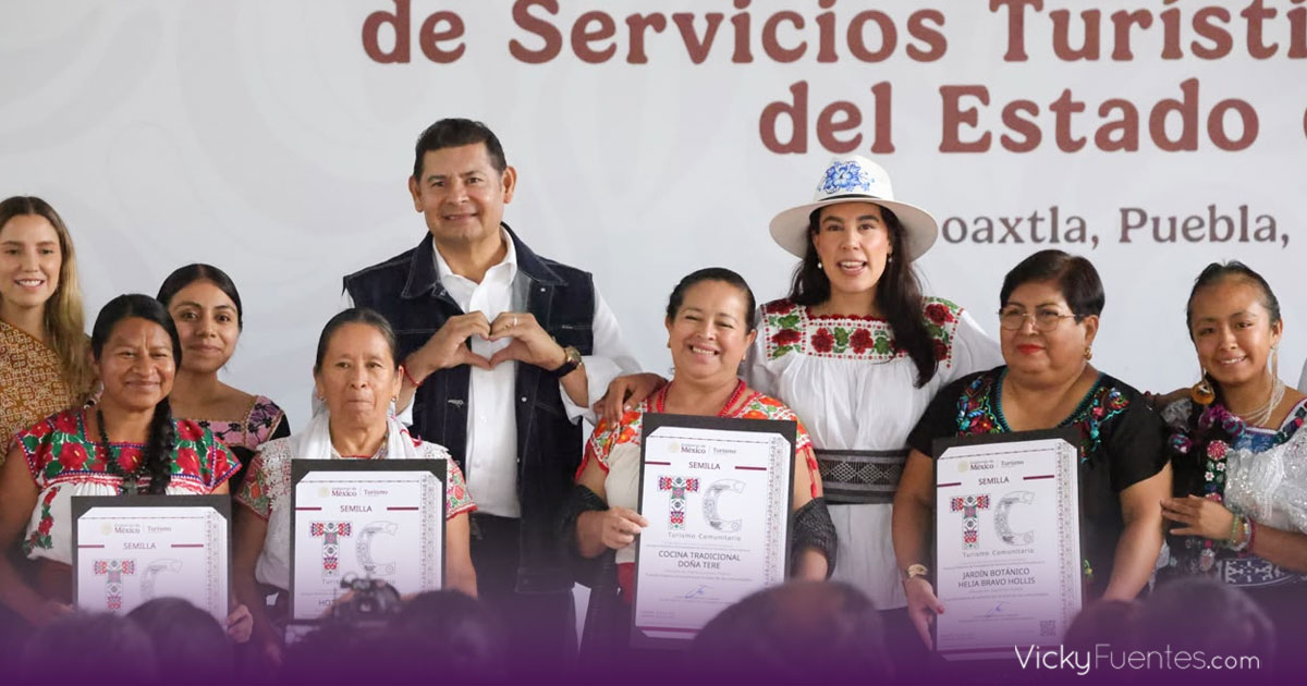 Anuncian inversión y certificaciones para proyectos turísticos en pueblos originarios de Puebla