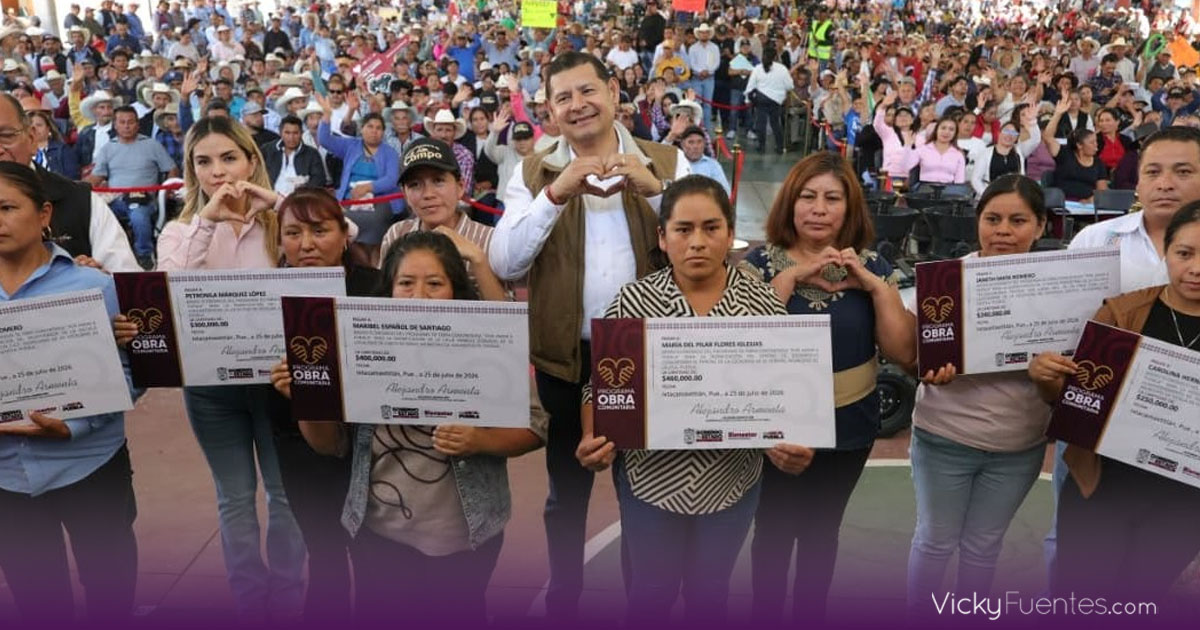 Armenta concentra inversión en obra comunitaria y coloca a mujeres al frente del manejo de recursos