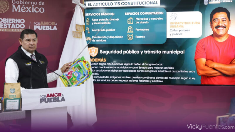Armenta pide a alcaldes de Puebla asumir funciones en servicios públicos municipales