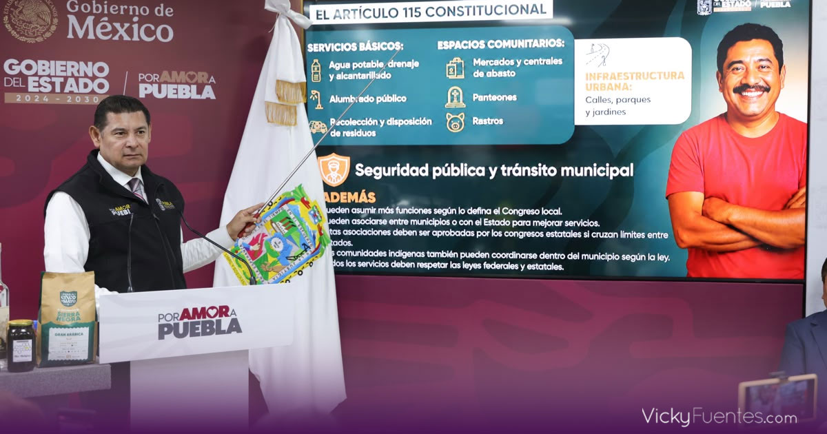 Armenta pide a alcaldes de Puebla asumir funciones en servicios públicos municipales