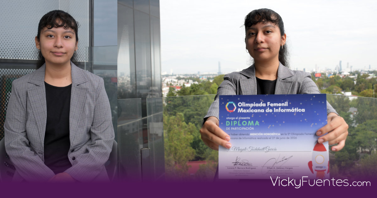 Egresada de la BUAP gana oro en la Olimpiada Mexicana Femenil de Informática
