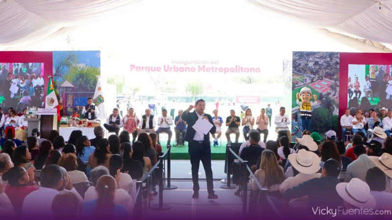 Gobierno de Puebla y Ayuntamiento de Tehuacán entregan la primera etapa del Parque Urbano Metropolitano