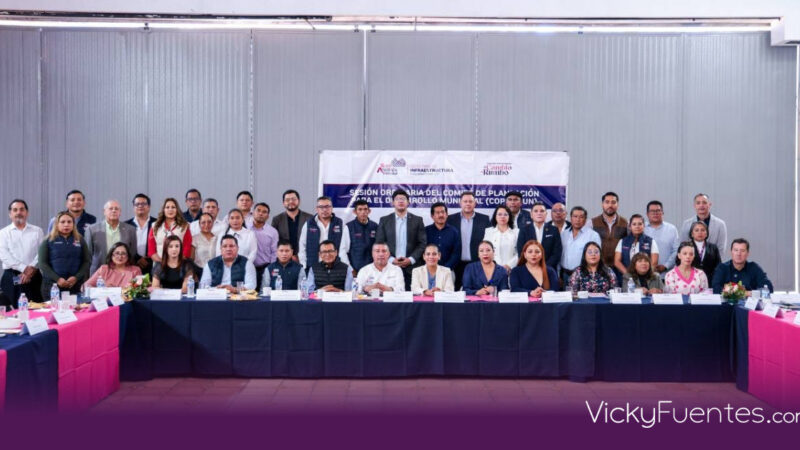 Lupita Cuautle fortalece transparencia y planeación de obras en San Andrés Cholula