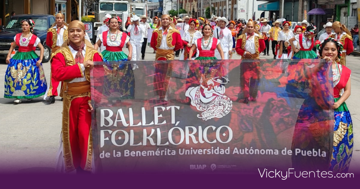El Ballet Folklórico de la BUAP destaca en la Muestra de Danza Orgullo Halcón en San Martín Texmelucan