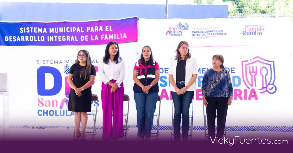 San Andrés Cholula equipa al 100% sus desayunadores escolares bajo la gestión de Lupita Cuautle