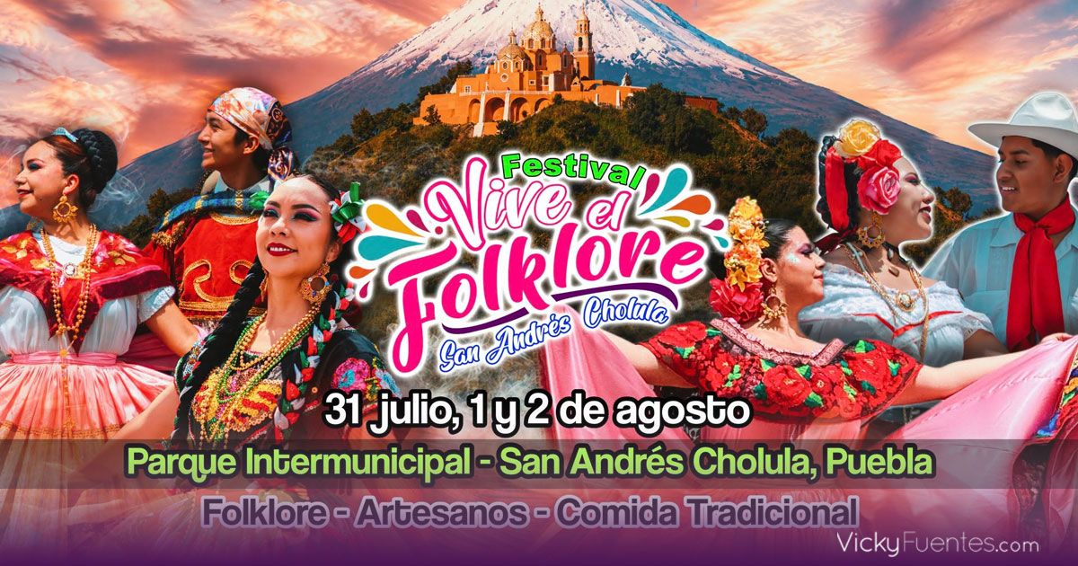 San Andrés Cholula será sede de tres días de danza, artesanías y gastronomía tradicional