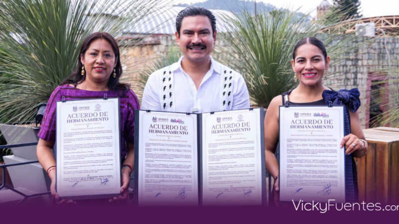 San Andrés Cholula y Oaxaca de Juárez firman hermanamiento cultural y económico