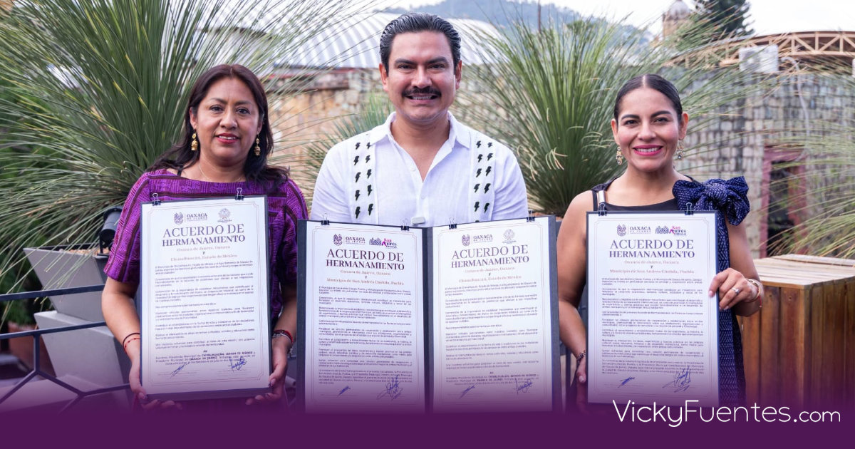 San Andrés Cholula y Oaxaca de Juárez firman hermanamiento cultural y económico
