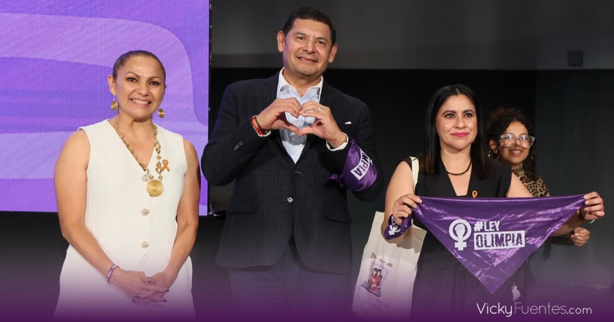 Alejandro Armenta respalda a Olimpia Coral en la lucha contra la violencia digital