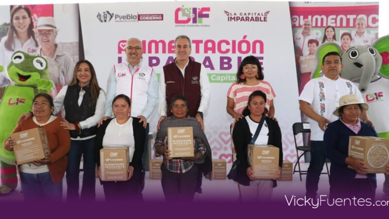 Entrega Pepe Chedraui despensas en San Miguel Canoa