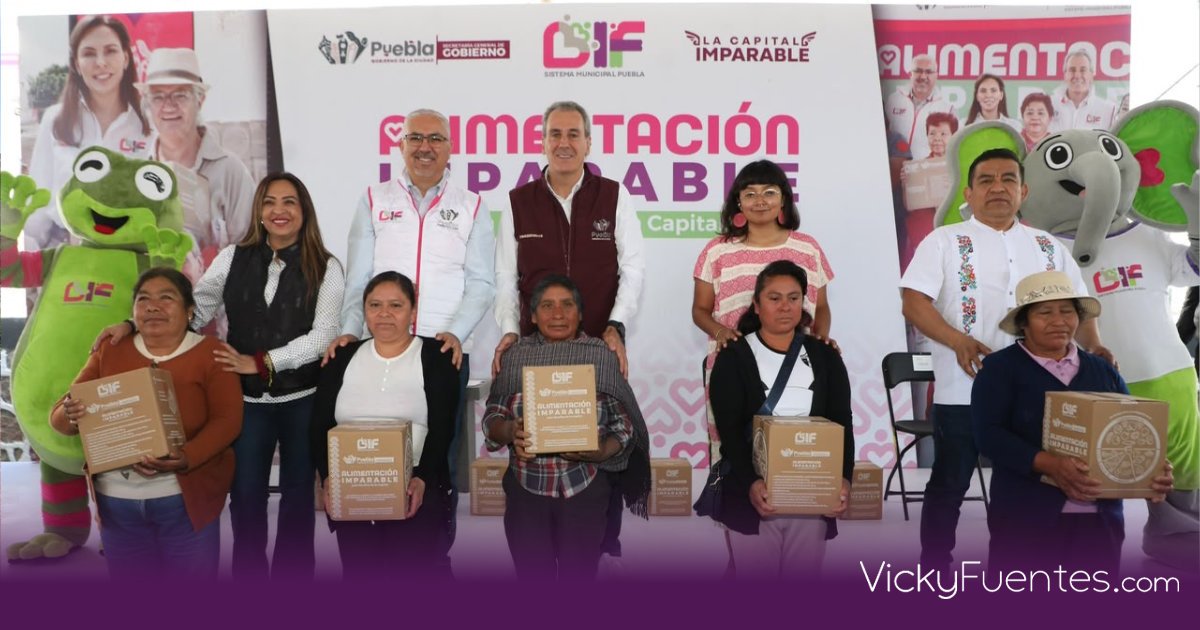 Entrega Pepe Chedraui despensas en San Miguel Canoa