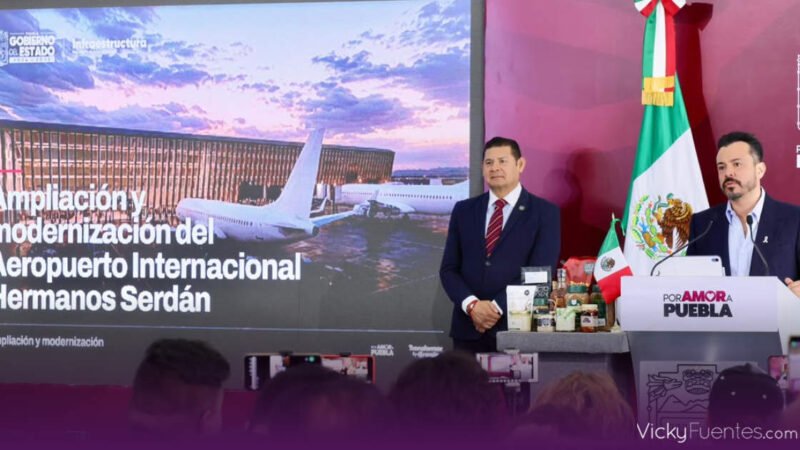 Aeropuerto Hermanos Serdán pasará de 1.4 a 2.8 millones de pasajeros