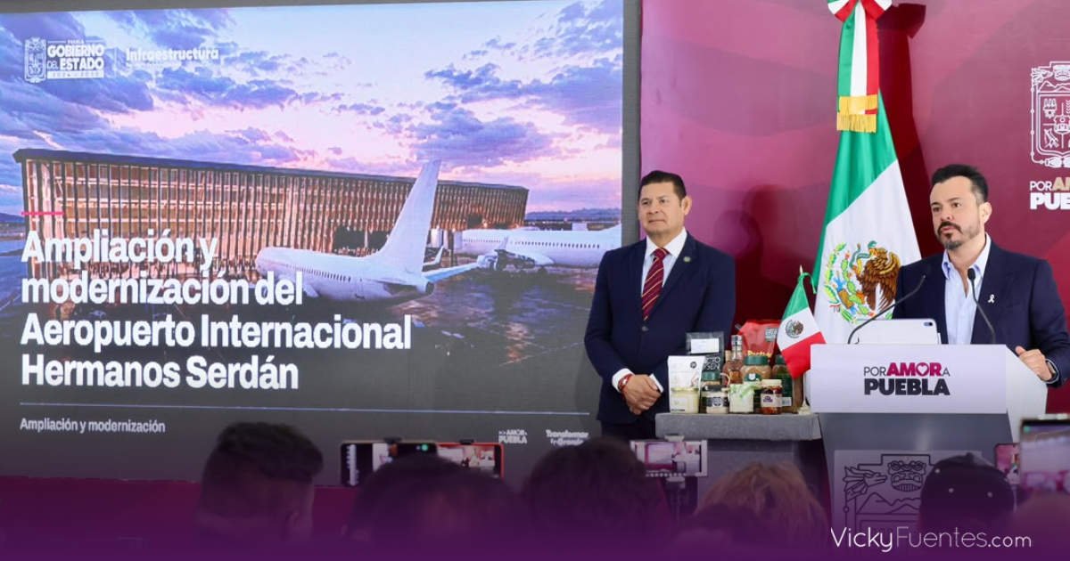 Aeropuerto Hermanos Serdán pasará de 1.4 a 2.8 millones de pasajeros