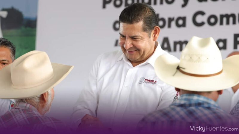 Armenta anuncia más obra comunitaria y apoyos al campo en Puebla
