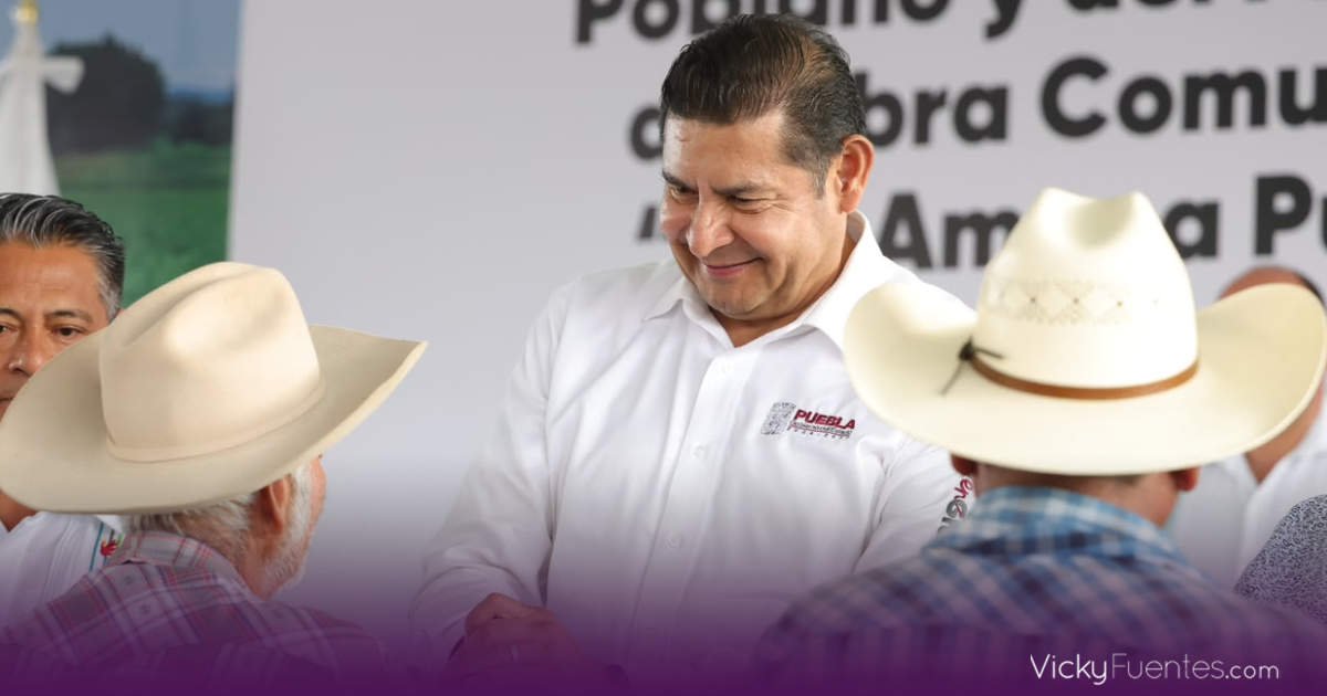 Armenta anuncia más obra comunitaria y apoyos al campo en Puebla